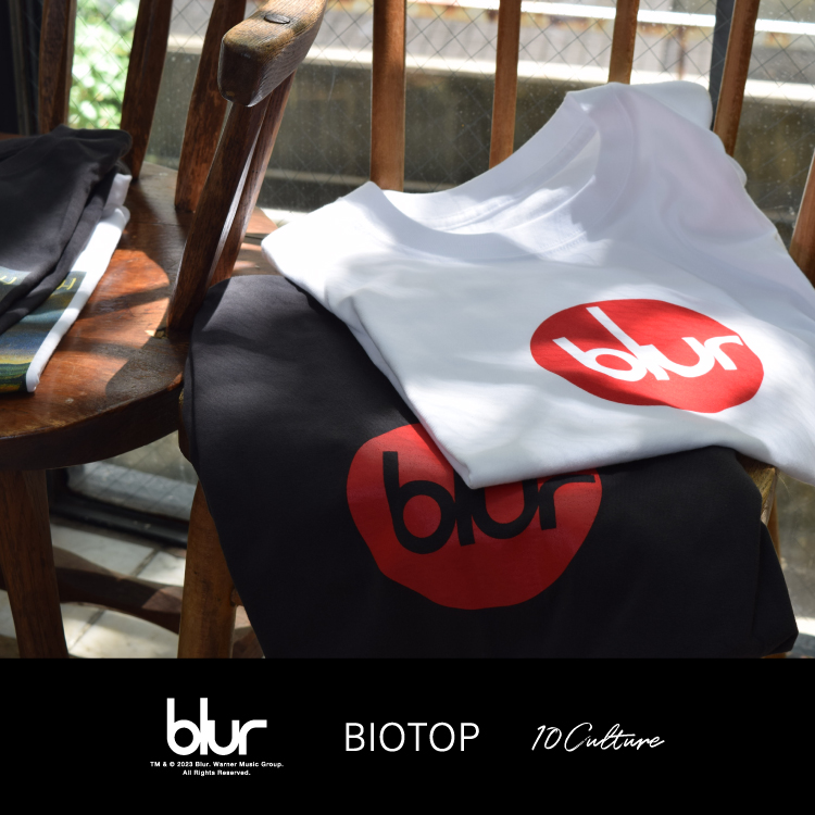 Blur × BIOTOP × 10Culture コラボレーションTシャツ予約開始